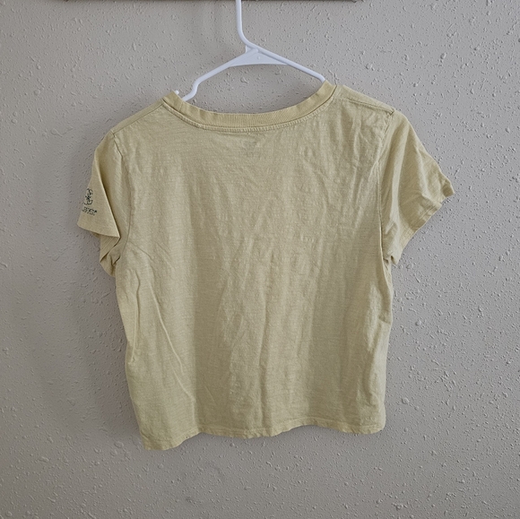 Levi's Floral Yellow Crop Top - Picture 3 of 4